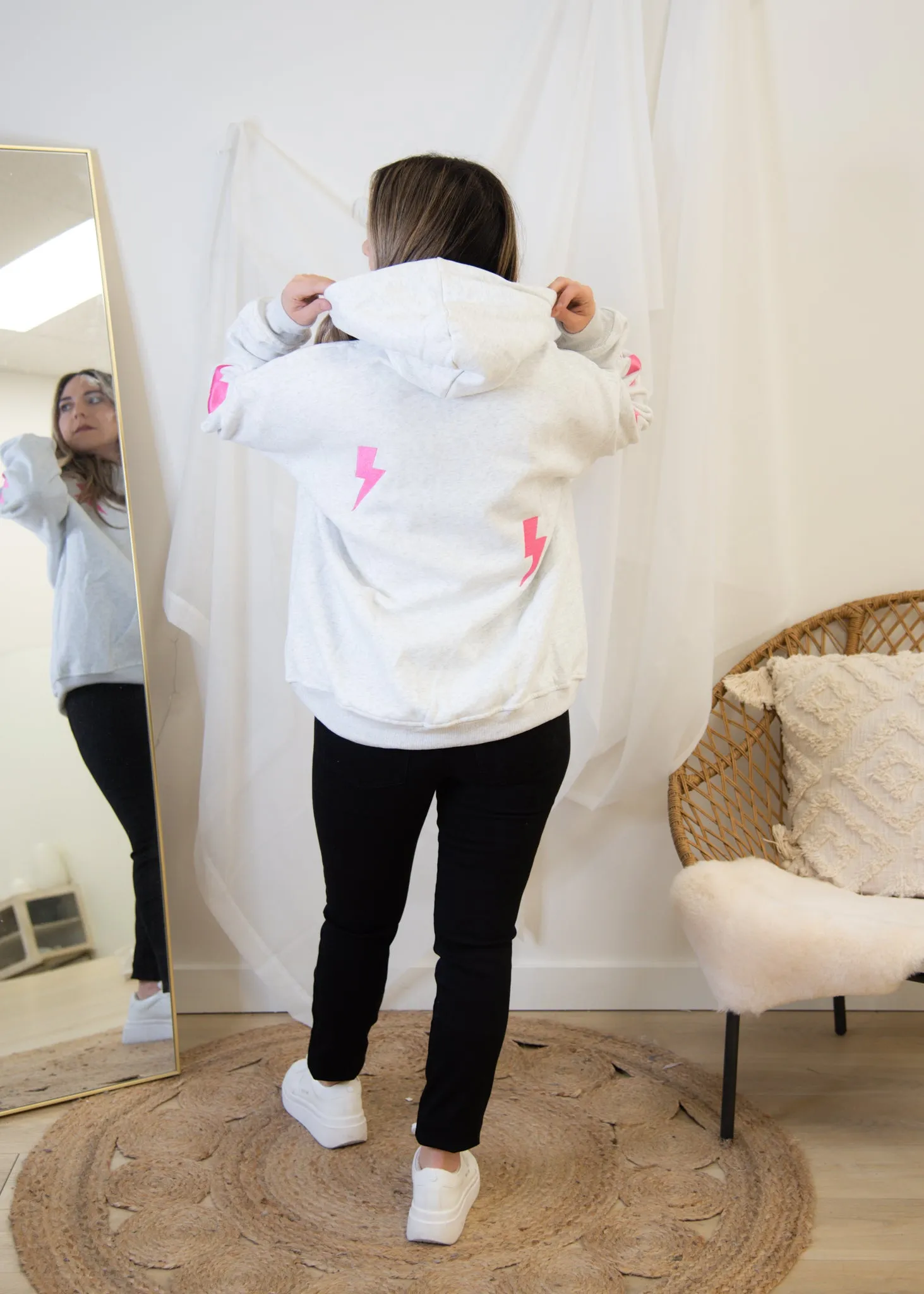 The Sunkissed Embroider Lightning Bolt Sweater