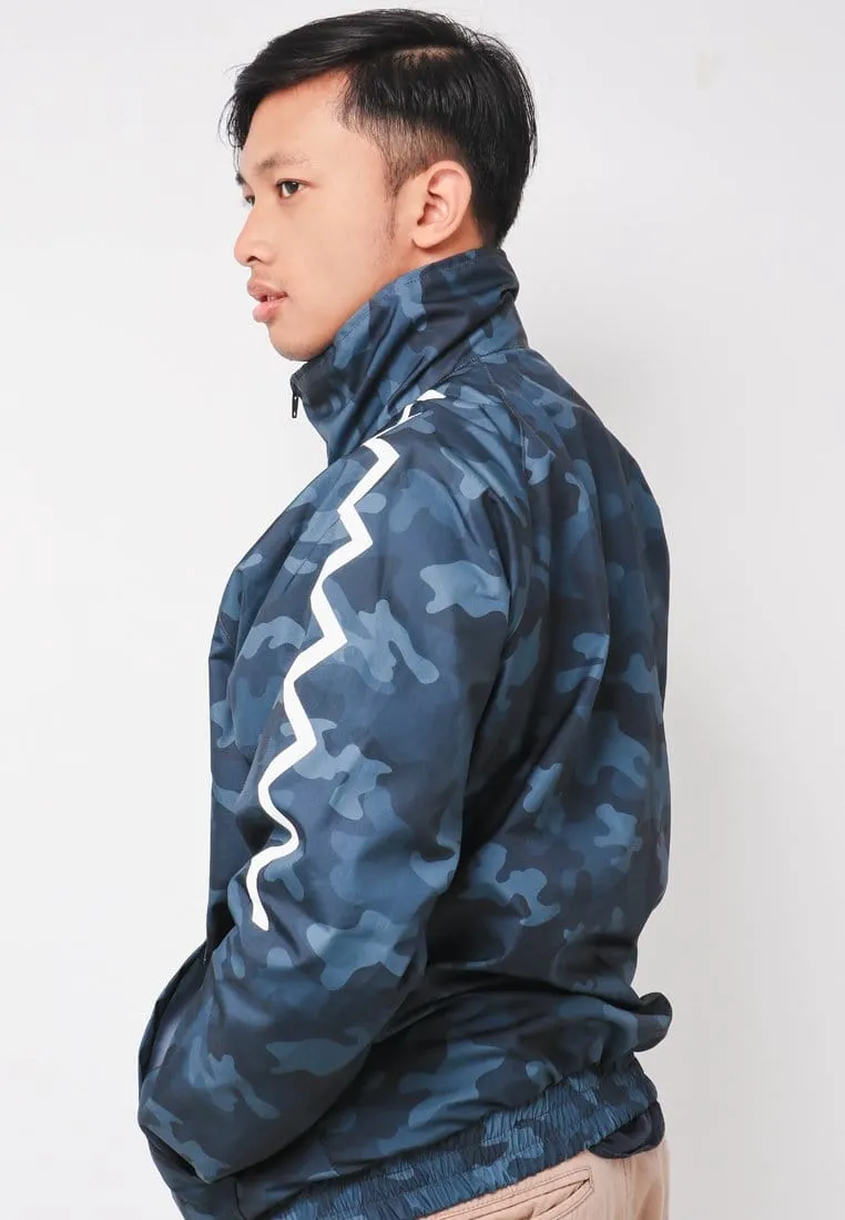 Third Day MOA32 Jaket Sporty Parka Pria Parasit Zigzag Camo Loreng Abu Tua