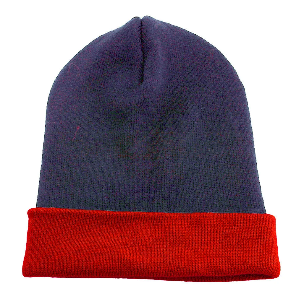 TopHeadwear 2 Tone Long Beanie Cuff