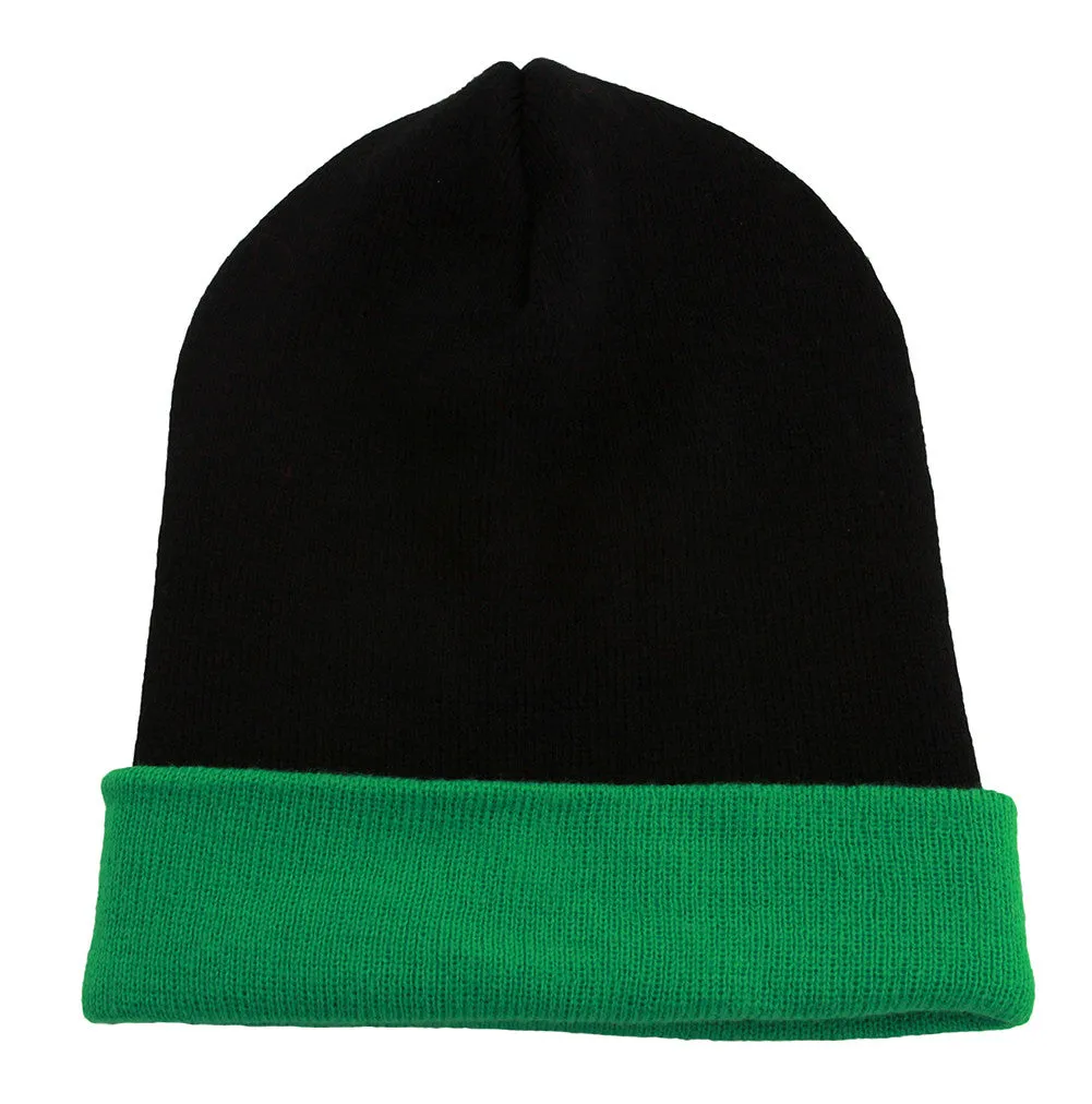 TopHeadwear 2 Tone Long Beanie Cuff