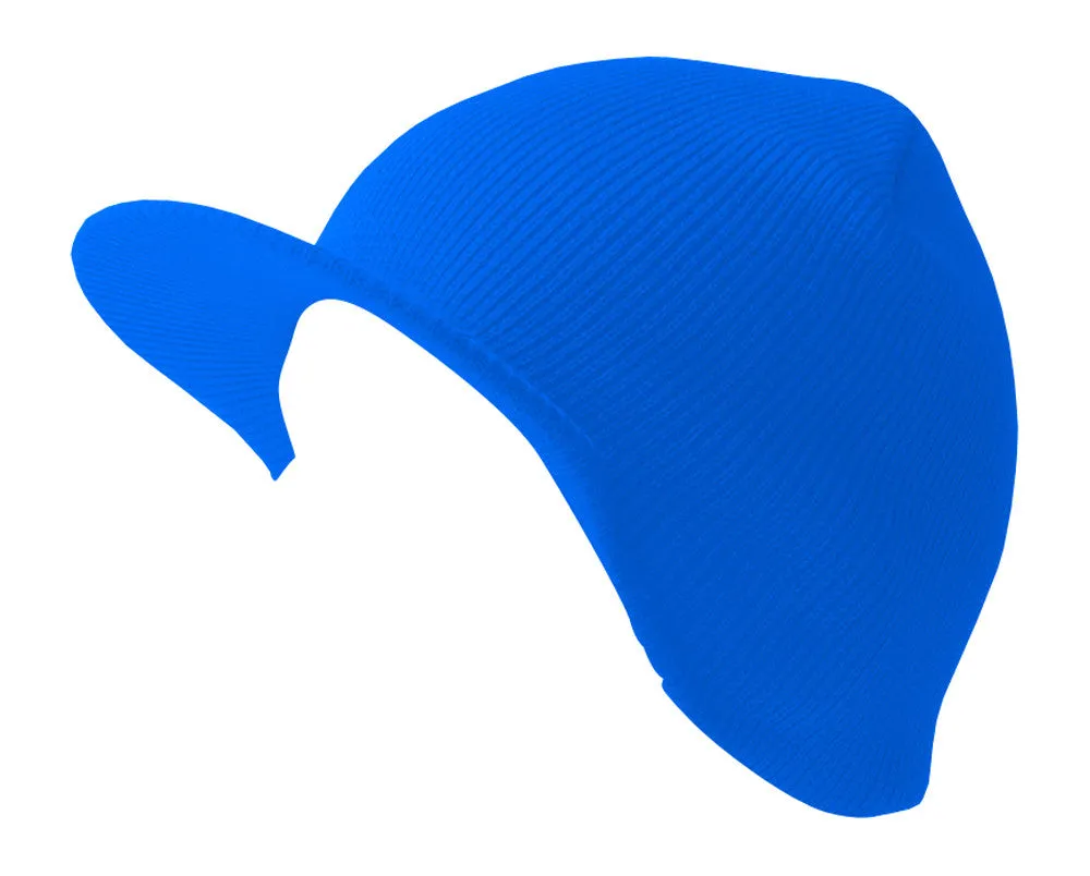 TopHeadwear Cuffless Beanie Cap with Visor