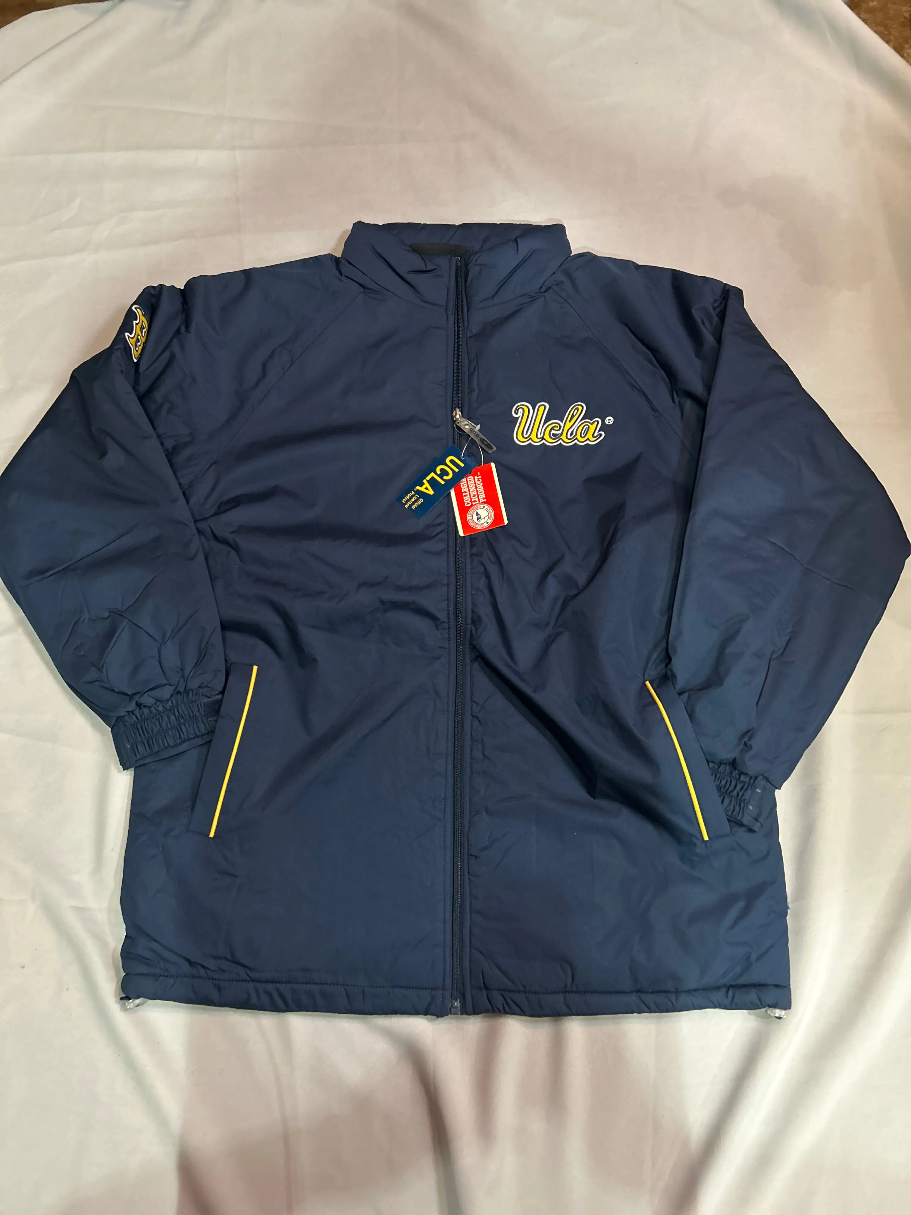 UCLA Bruins Collegiate Puffer Jacket - Navy