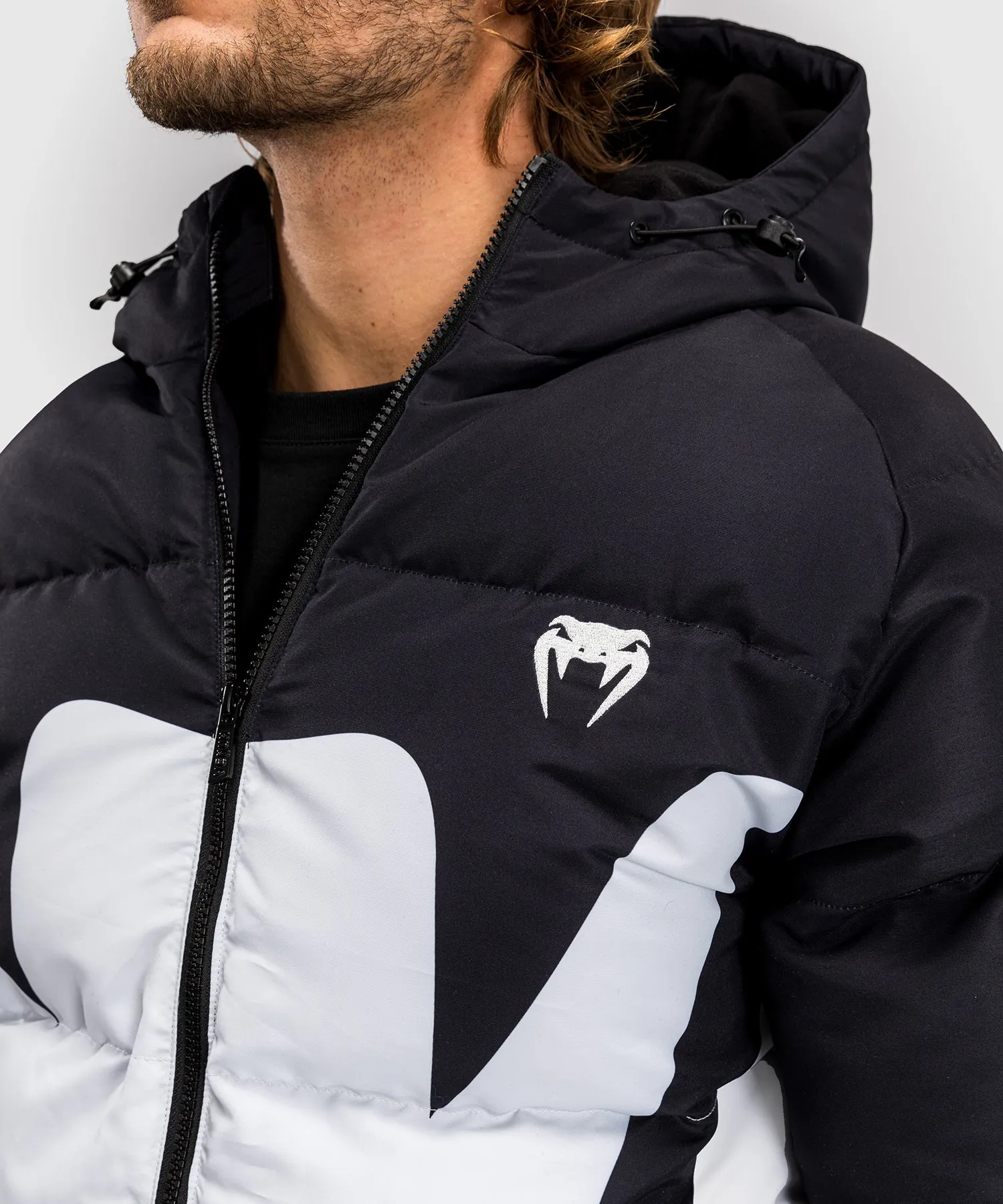 Venum Attack Down Jacket - Black/Ice