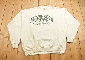 Vintage 1990s Minnesota City Crewneck Sweatshirt