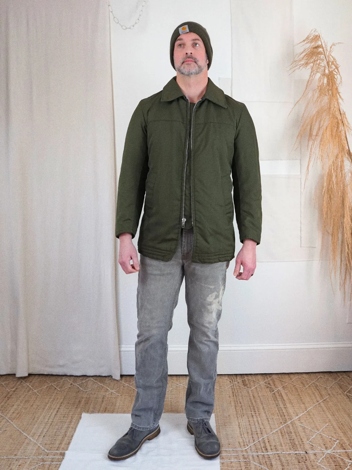 Vintage Army Green Workwear Jacket