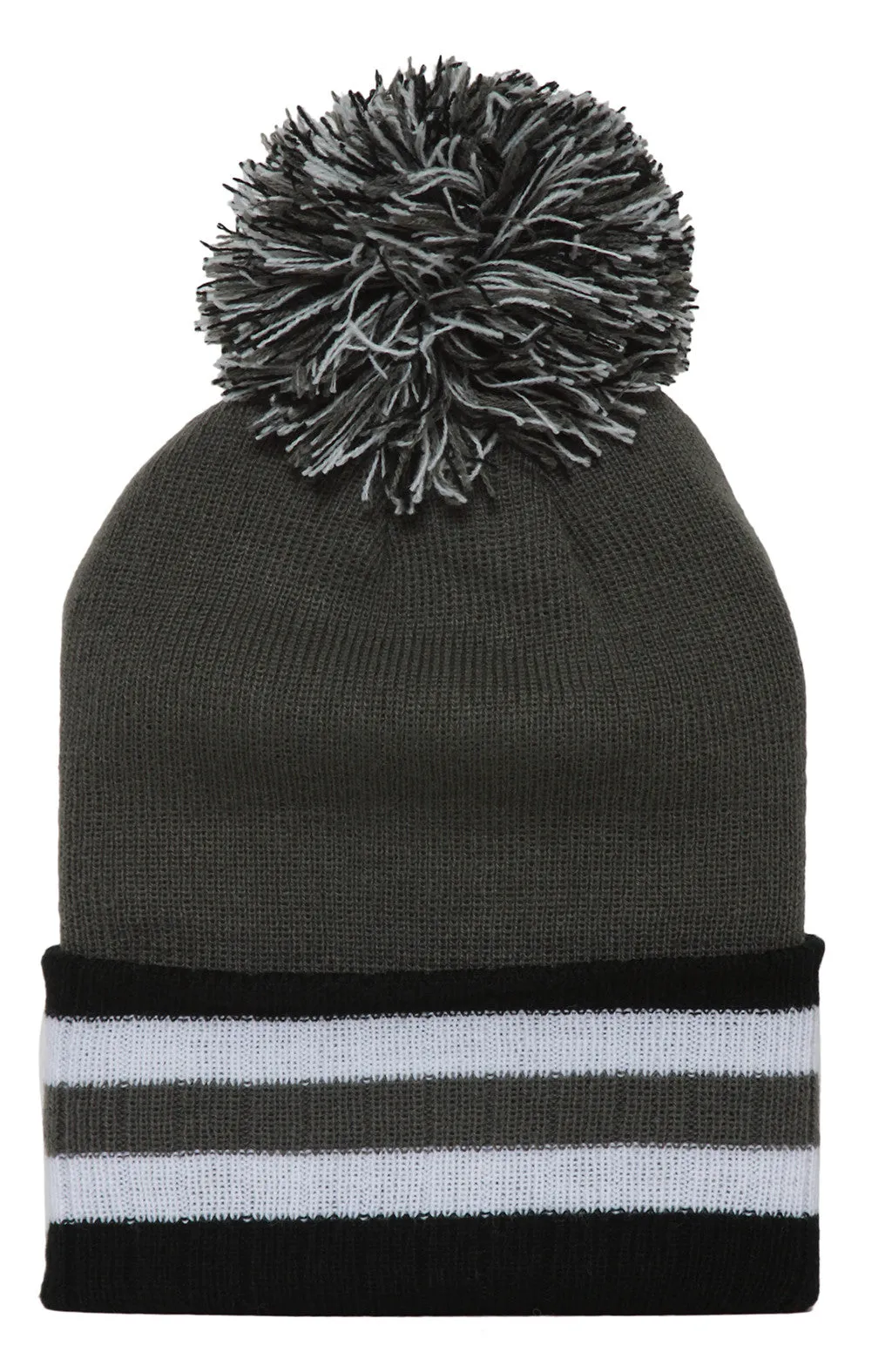 Winter Cuffed Beanie w/ Pom