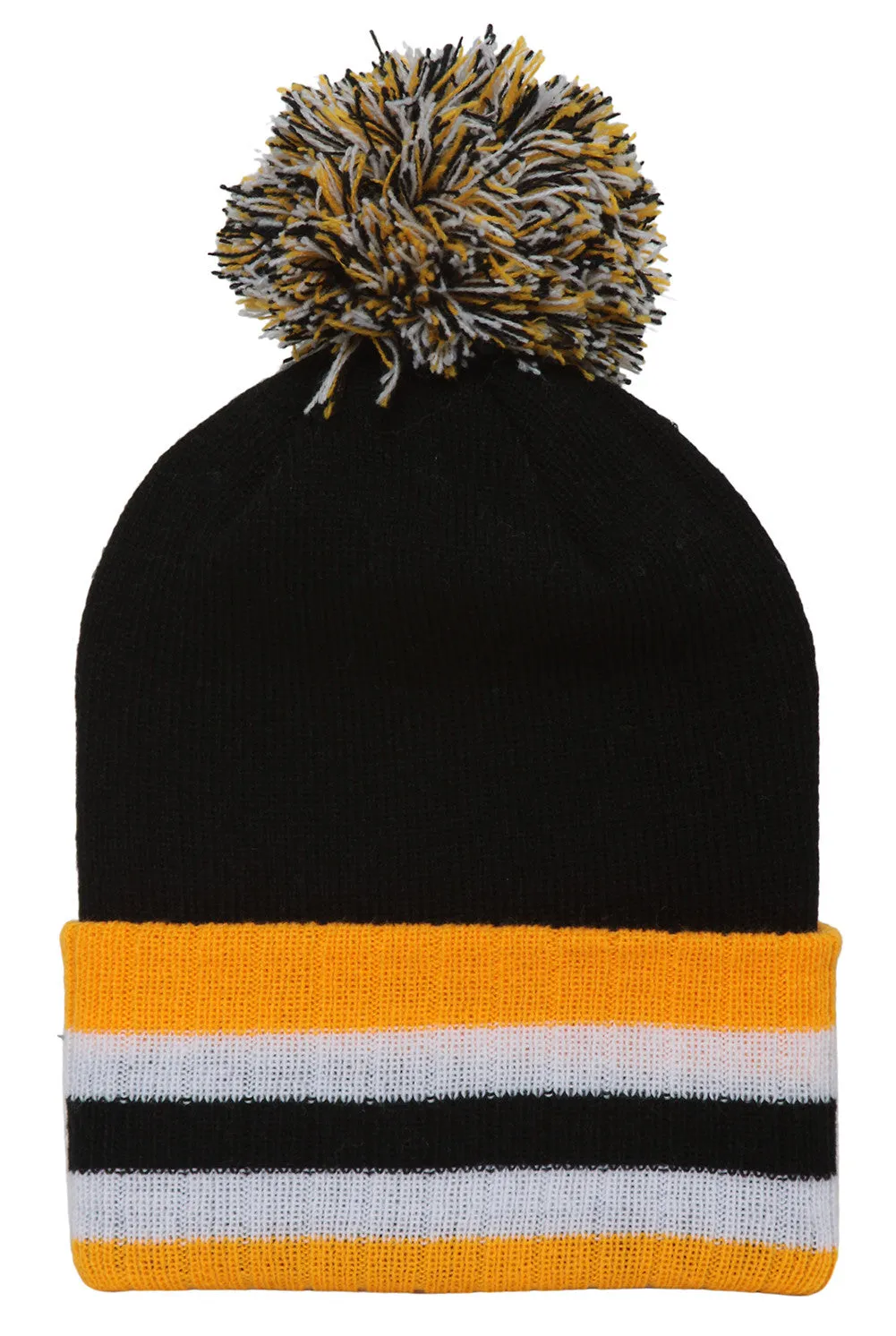 Winter Cuffed Beanie w/ Pom