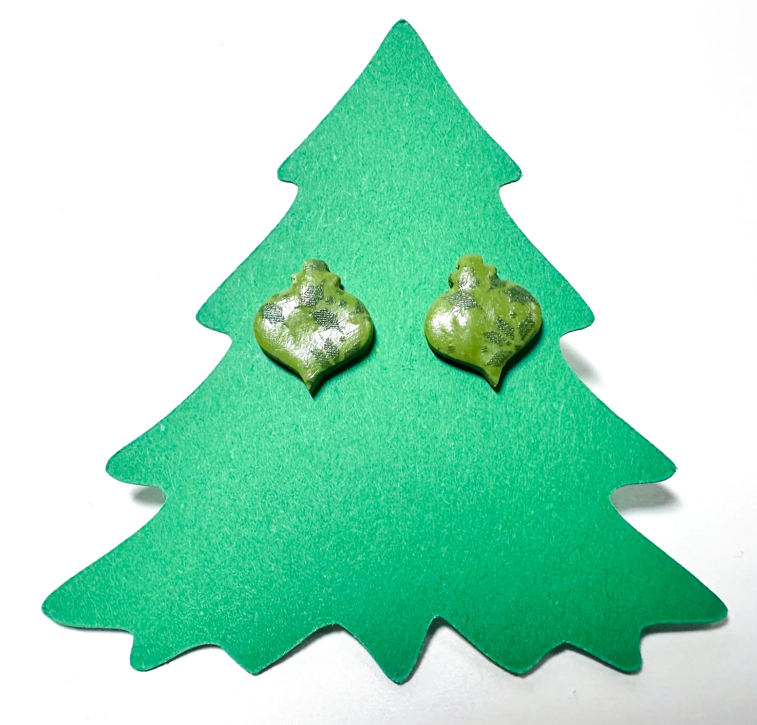 Winter Earrings/ Clay Earrings, Holiday Earrings/ Christmas Earrings- ON SALE!