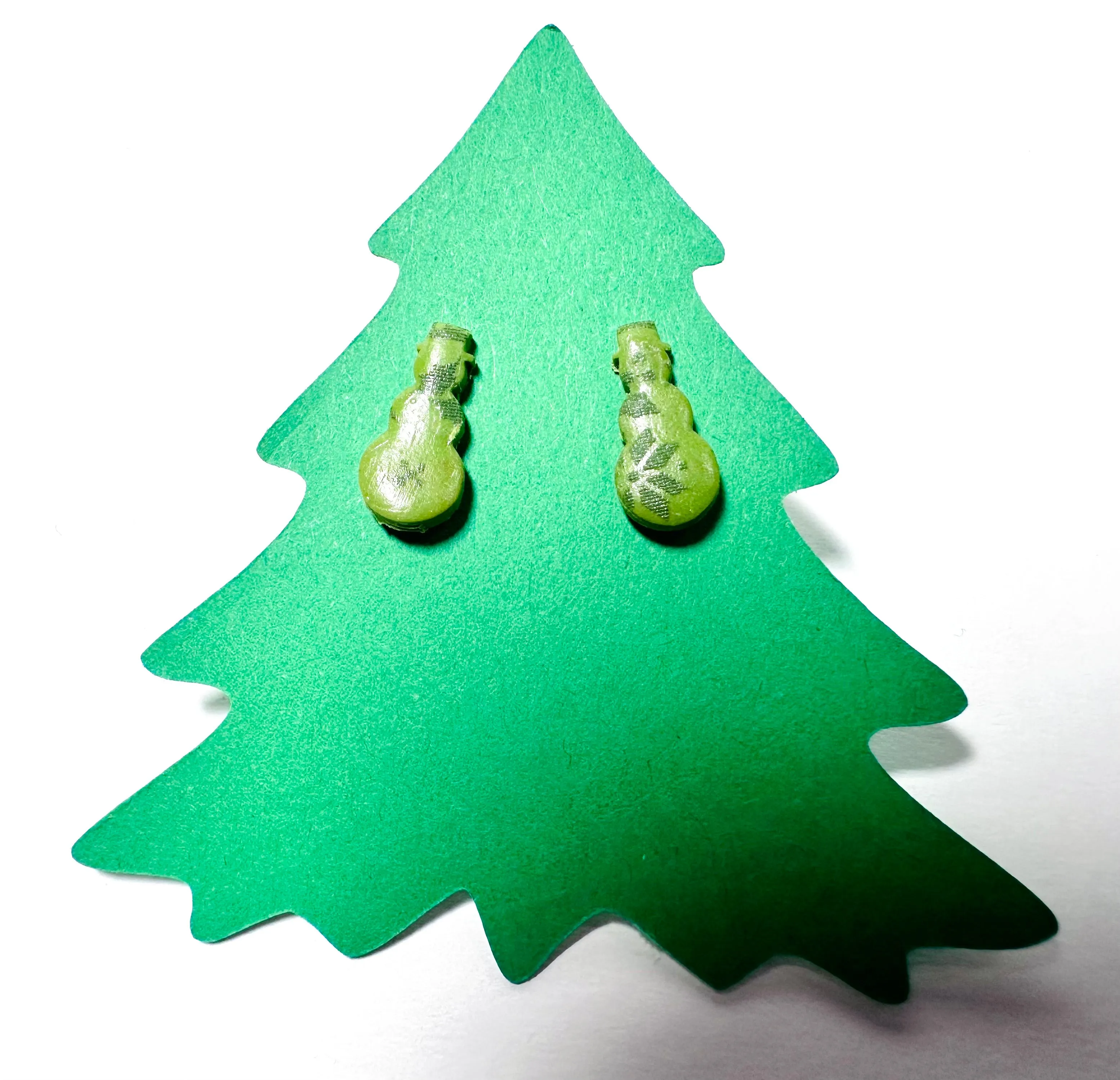 Winter Earrings/ Clay Earrings, Holiday Earrings/ Christmas Earrings- ON SALE!