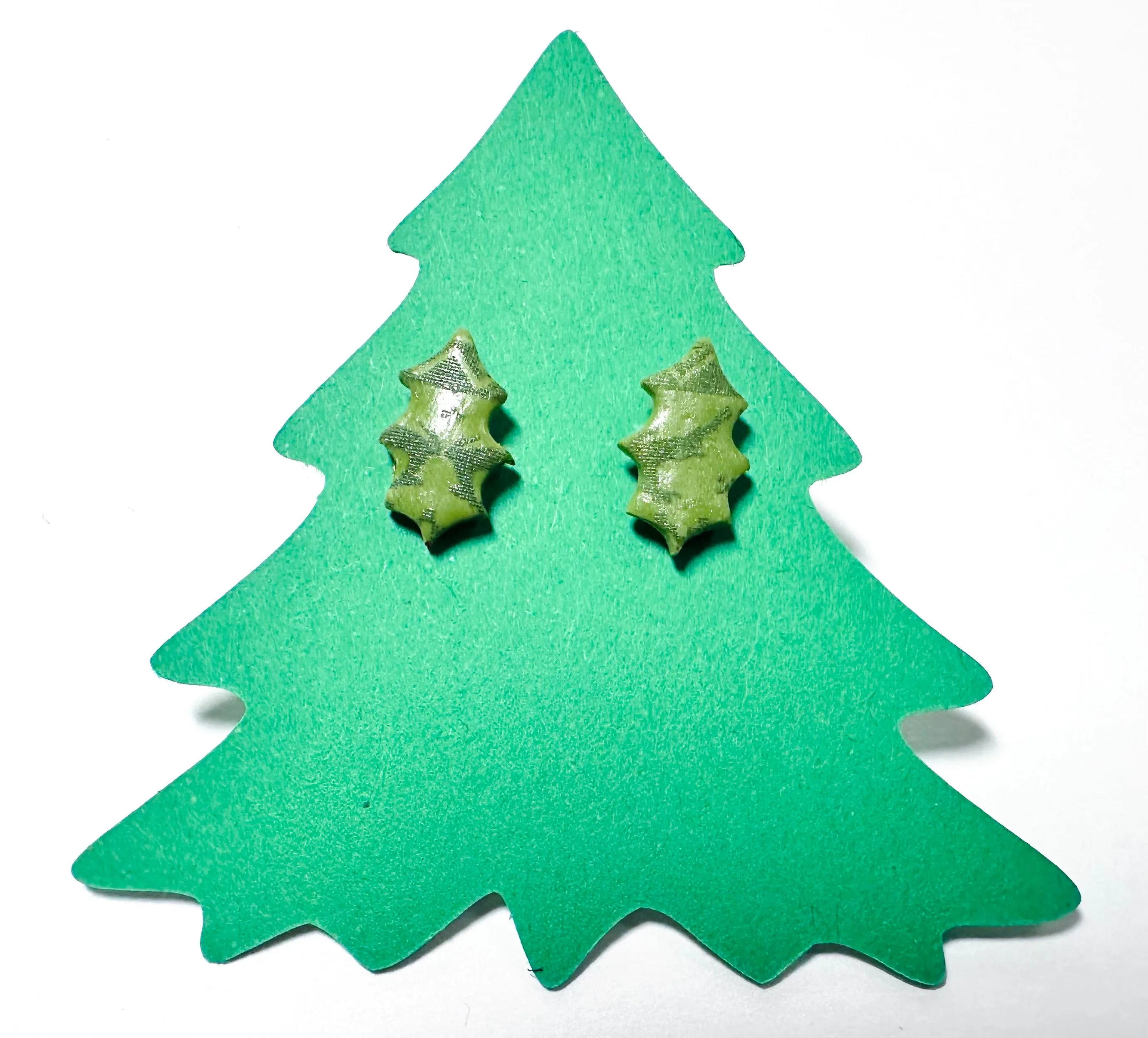 Winter Earrings/ Clay Earrings, Holiday Earrings/ Christmas Earrings- ON SALE!