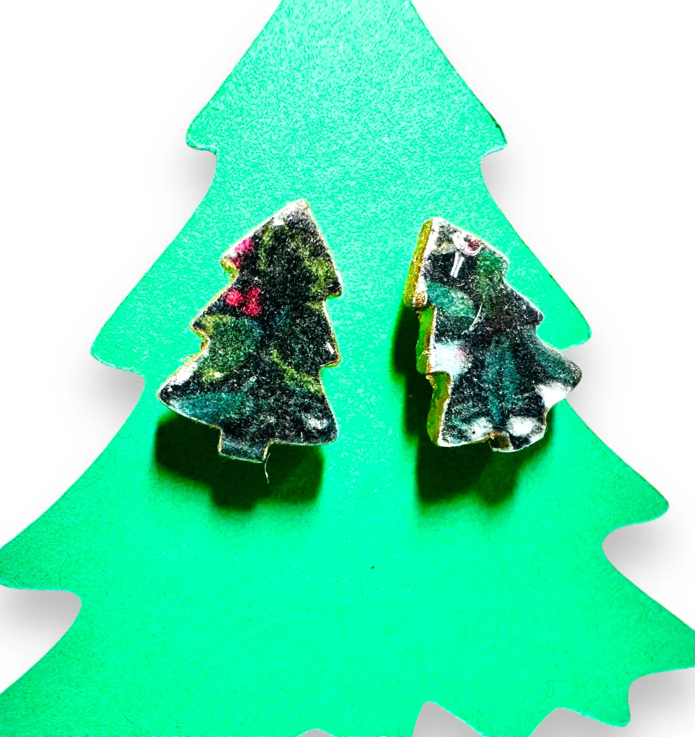 Winter Earrings/ Clay Earrings, Holiday Earrings/ Christmas Earrings- ON SALE!