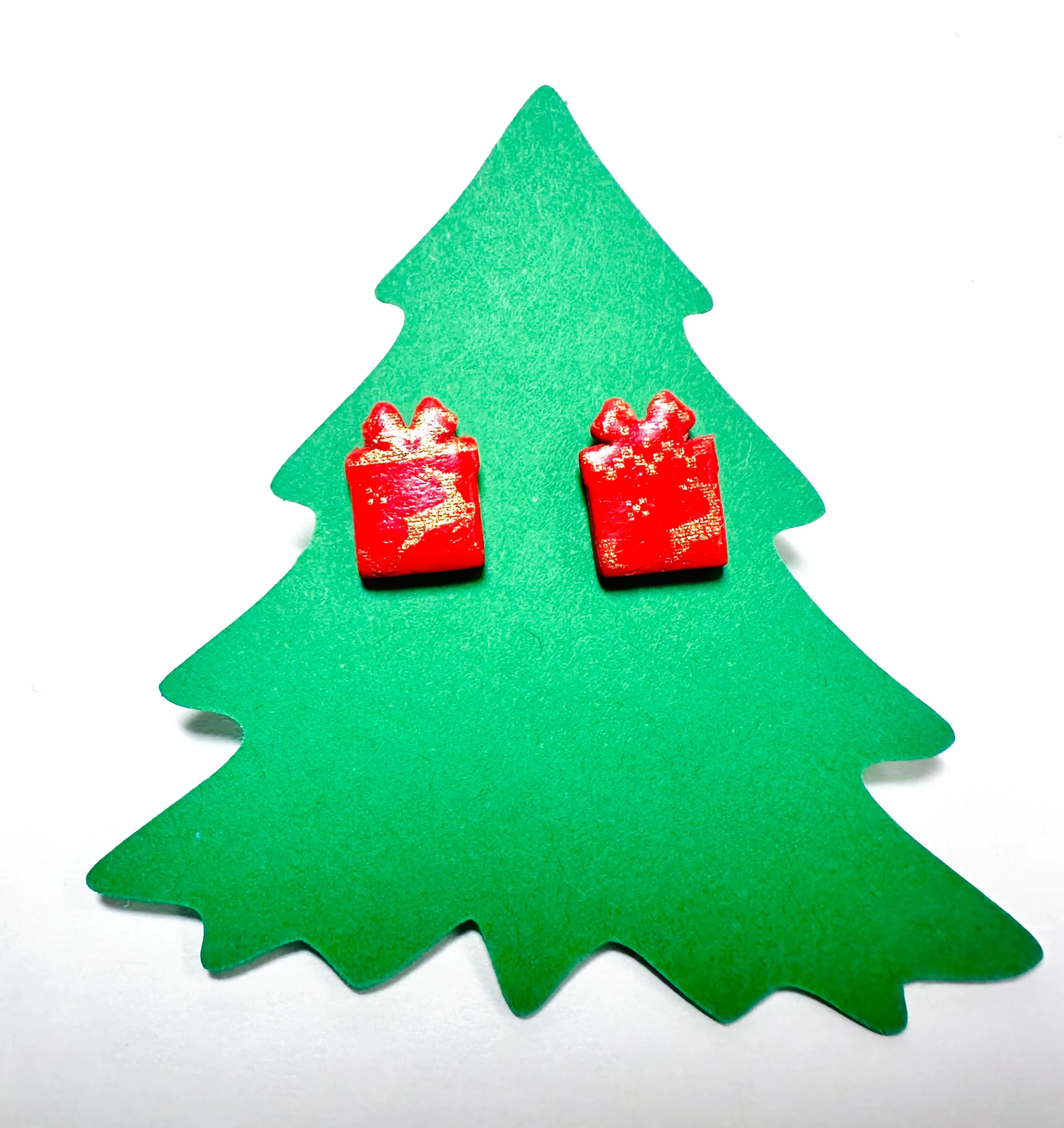 Winter Earrings/ Clay Earrings, Holiday Earrings/ Christmas Earrings- ON SALE!