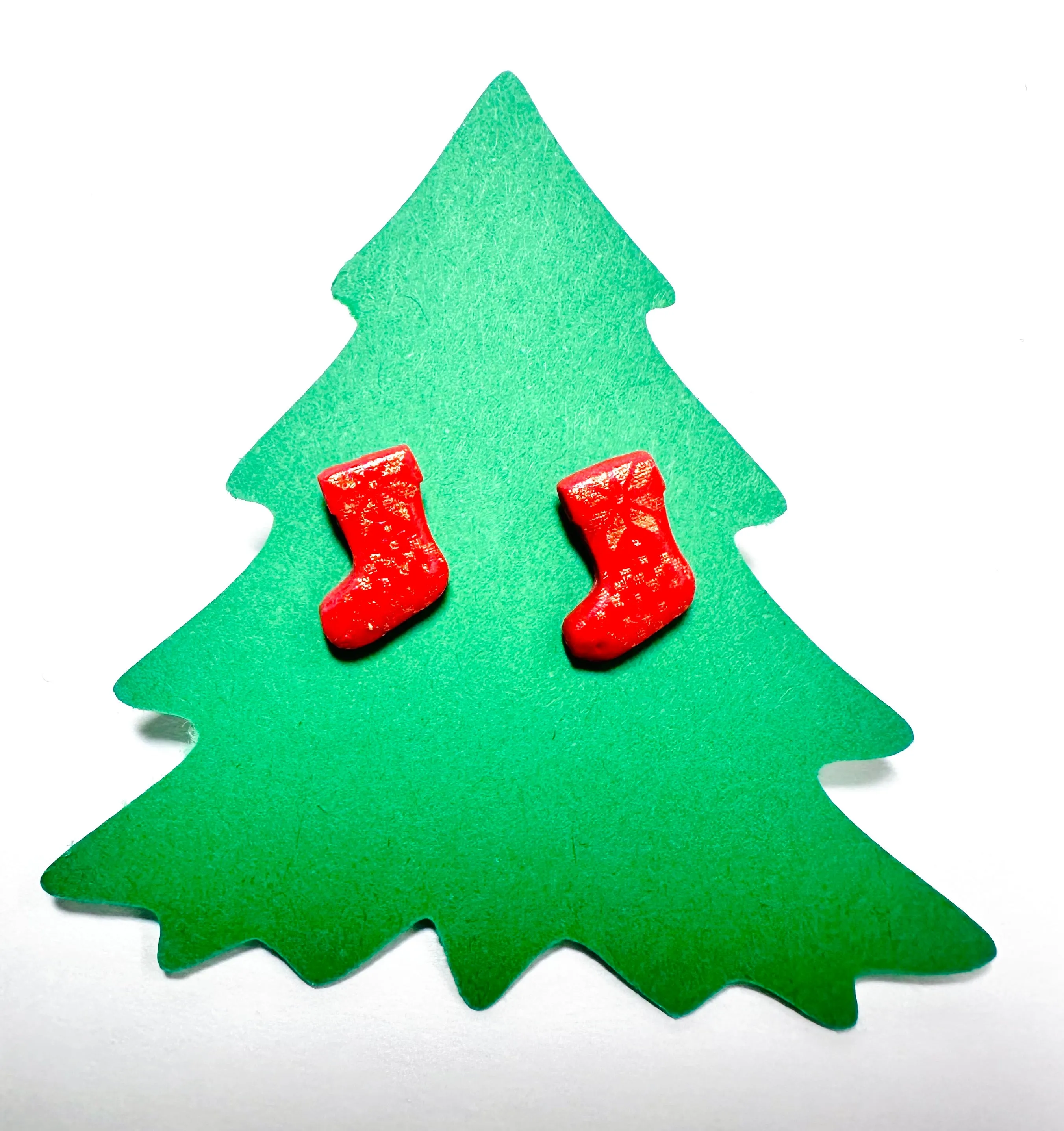 Winter Earrings/ Clay Earrings, Holiday Earrings/ Christmas Earrings- ON SALE!