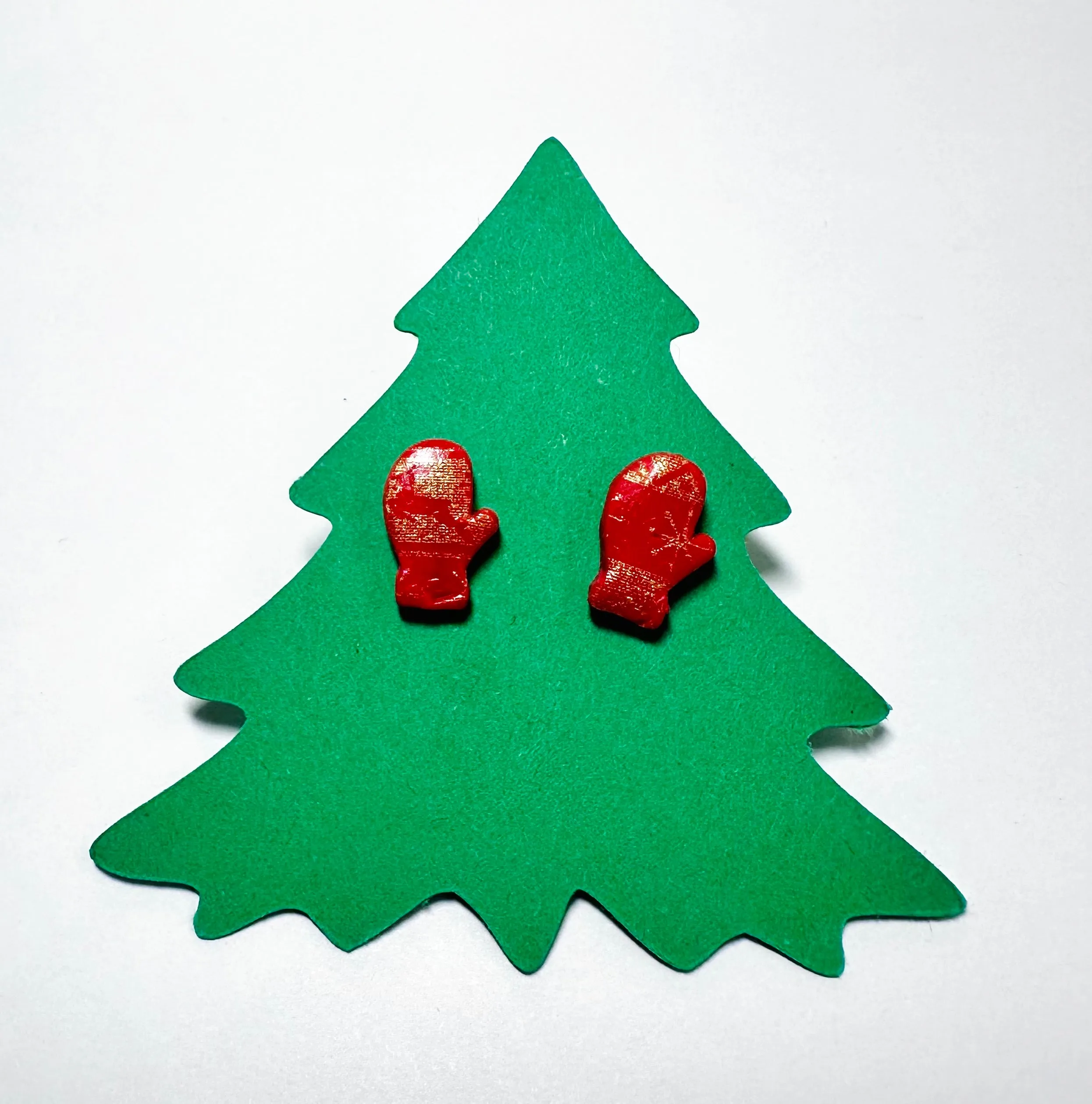 Winter Earrings/ Clay Earrings, Holiday Earrings/ Christmas Earrings- ON SALE!