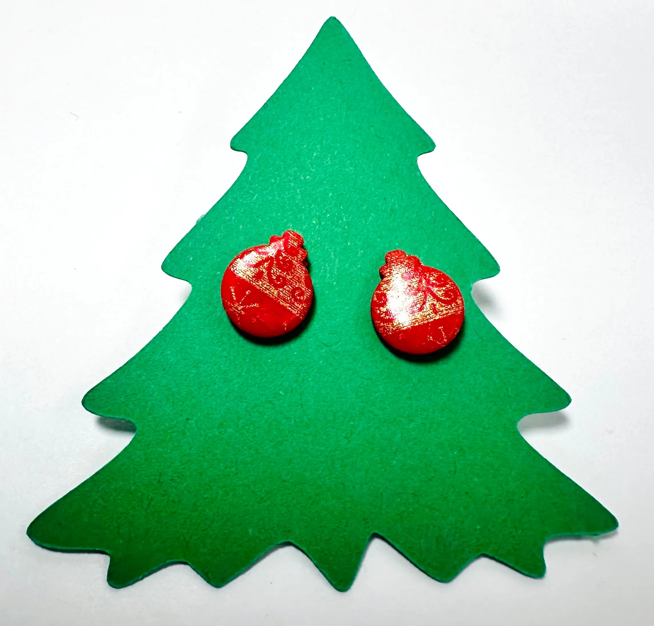 Winter Earrings/ Clay Earrings, Holiday Earrings/ Christmas Earrings- ON SALE!