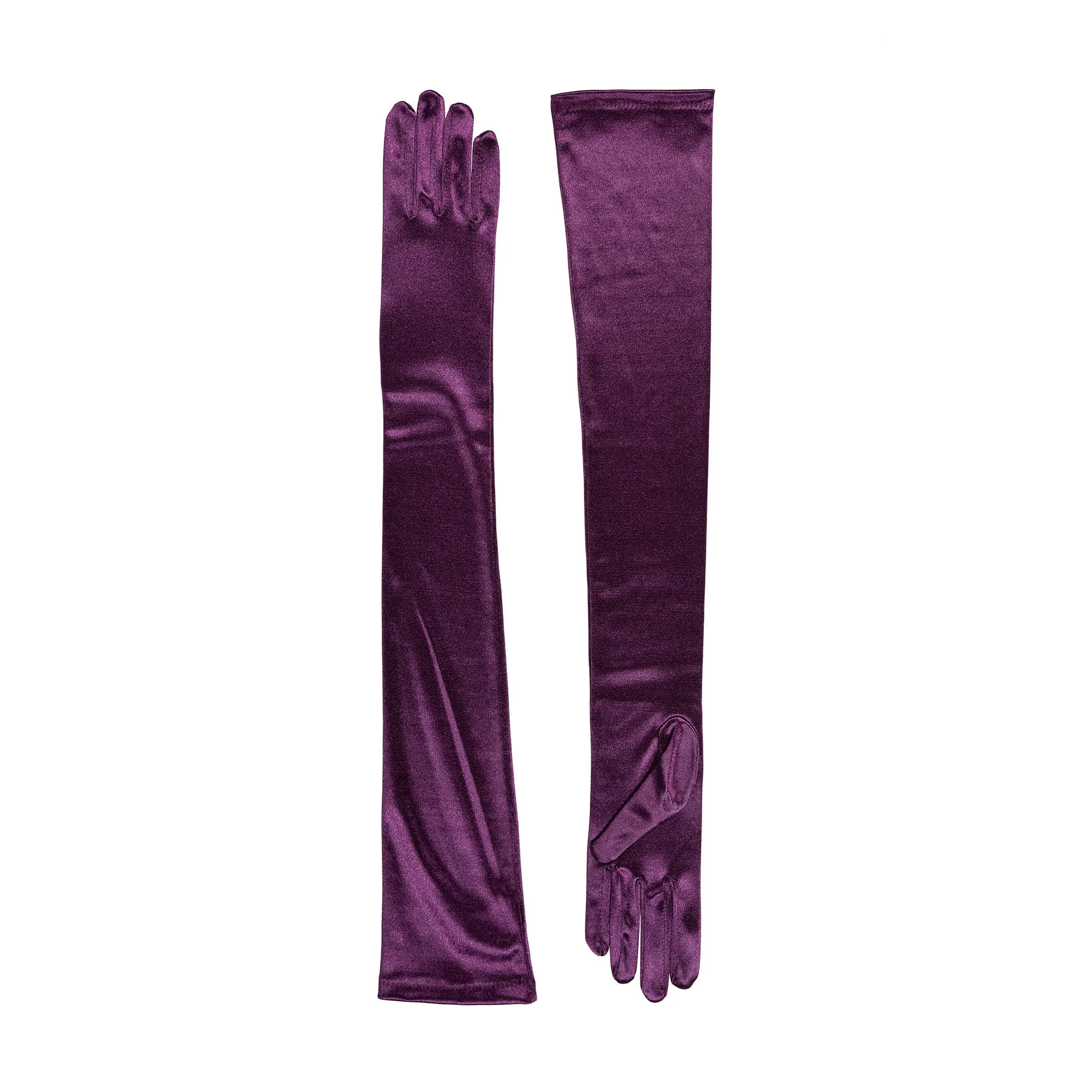 Women's Long Opera Satin Gloves