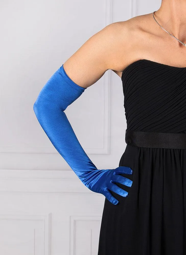 Women's Long Opera Satin Gloves