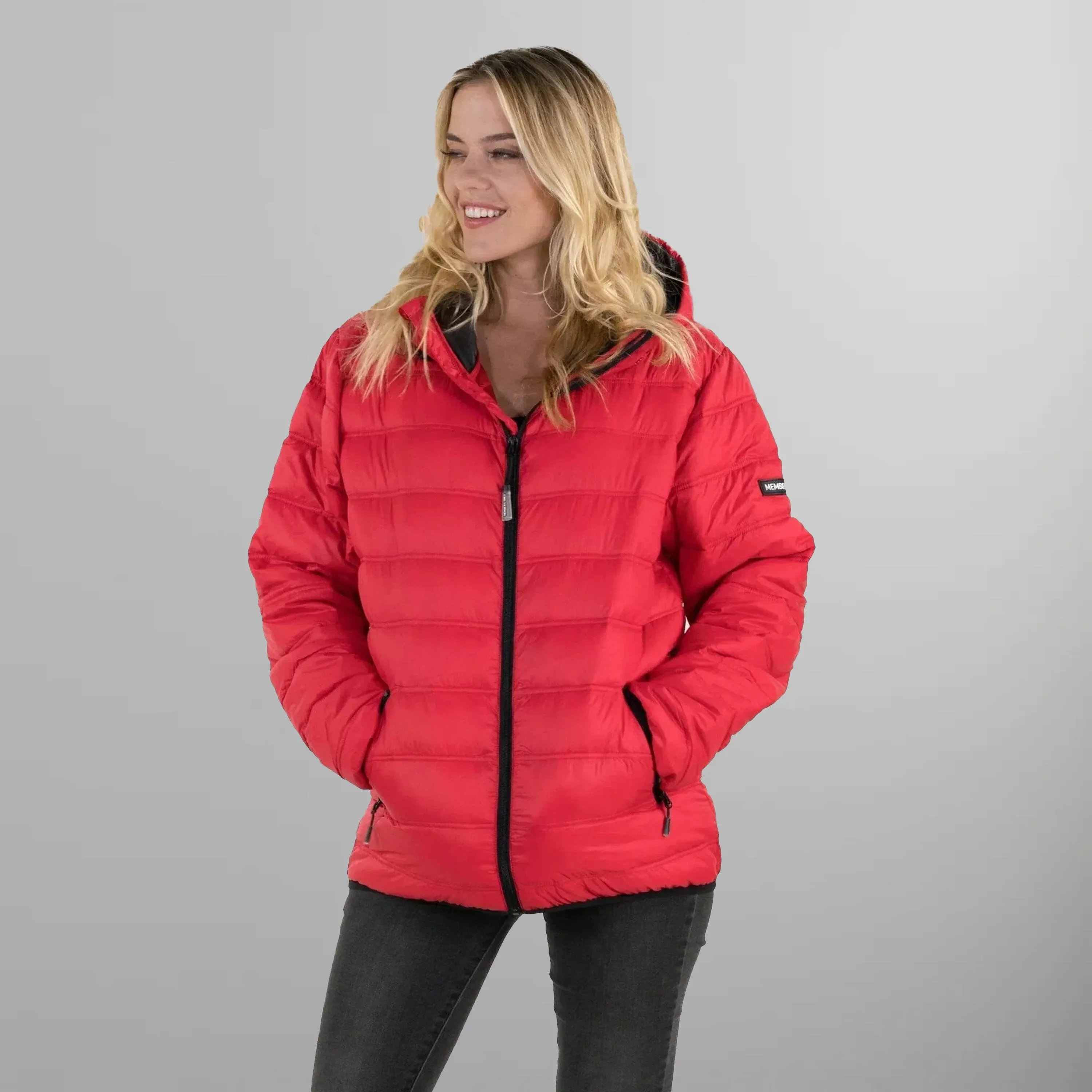 Women's Zip Front Puffer Oversized Jacket - FINAL SALE