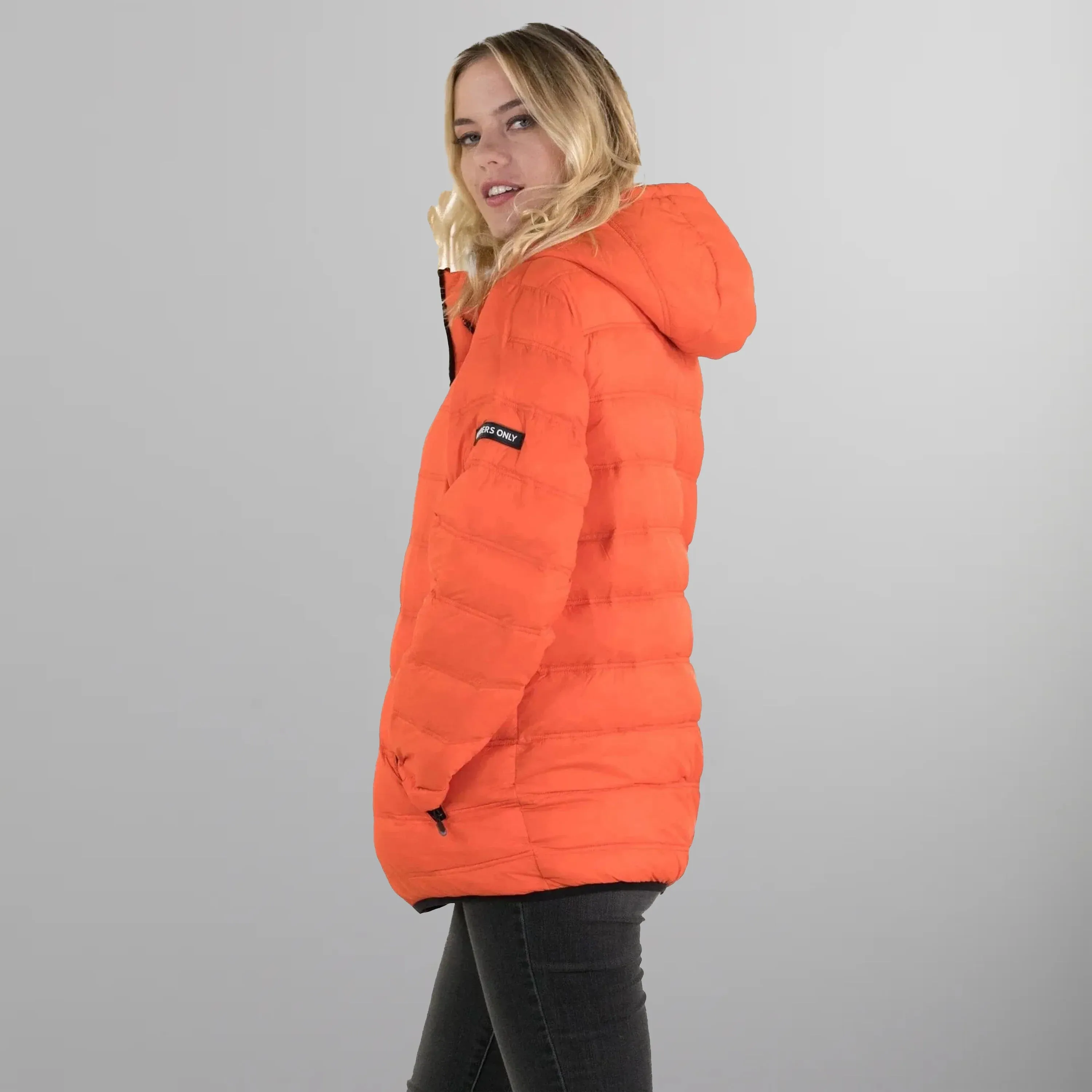 Women's Zip Front Puffer Oversized Jacket - FINAL SALE