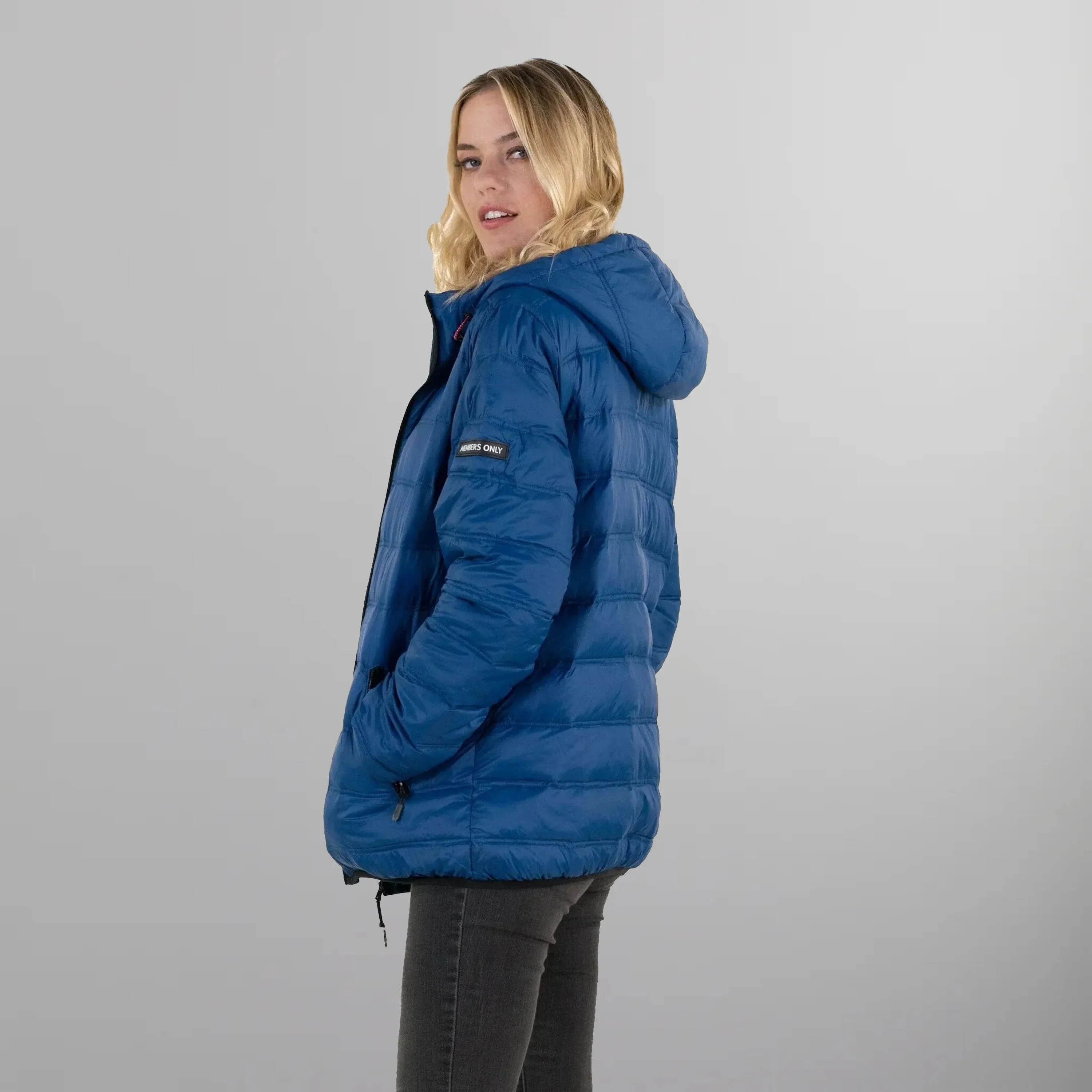 Women's Zip Front Puffer Oversized Jacket - FINAL SALE