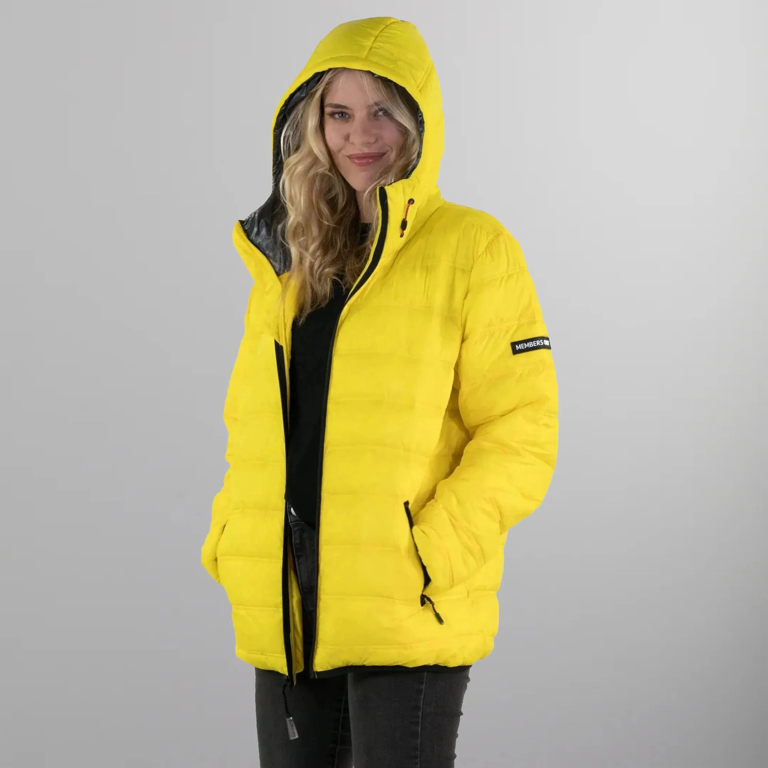 Women's Zip Front Puffer Oversized Jacket - FINAL SALE