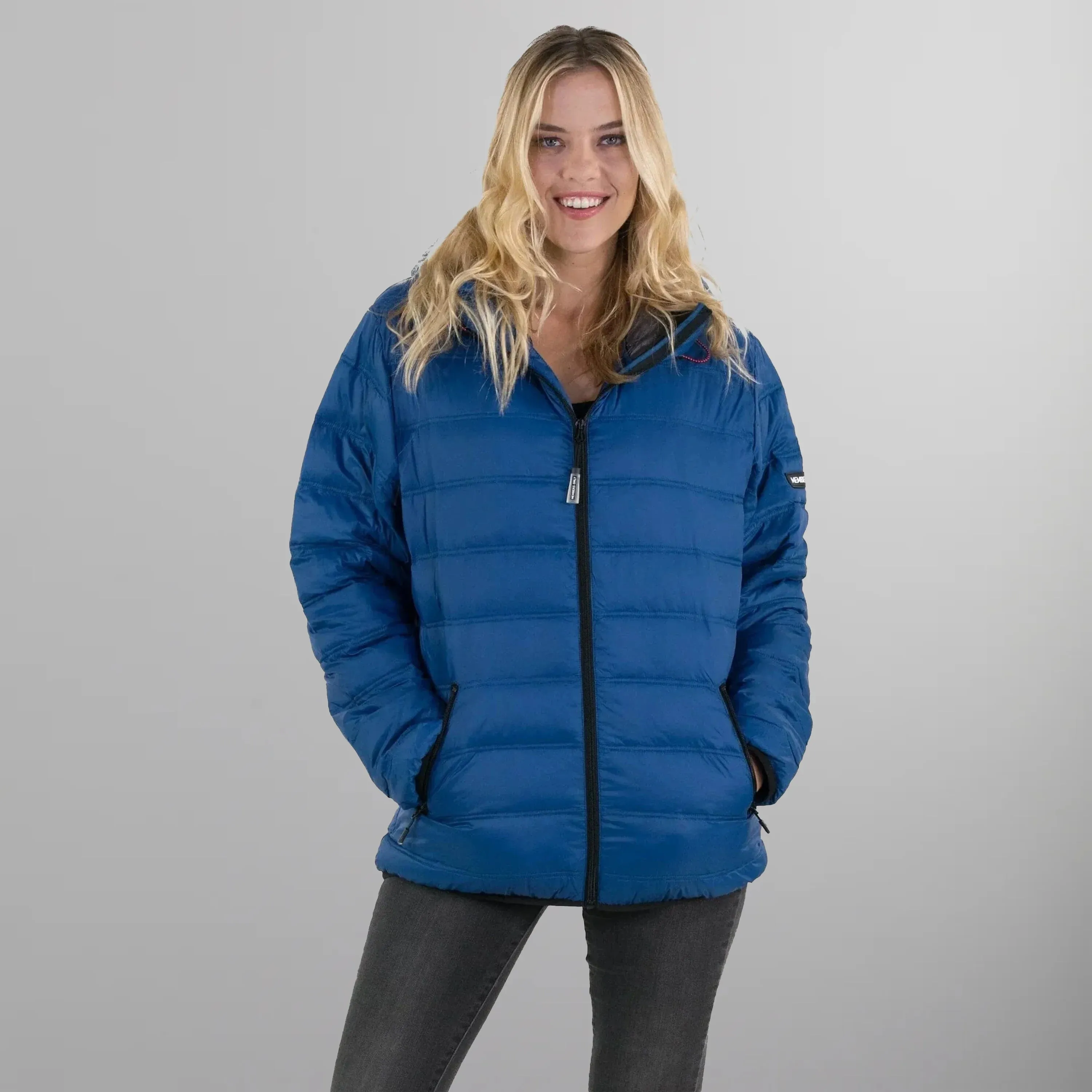 Women's Zip Front Puffer Oversized Jacket - FINAL SALE