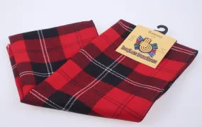 Wool Scarf in Ramsay Red Modern Tartan